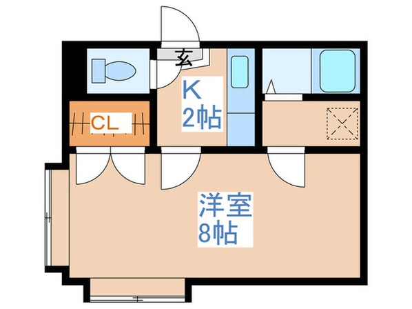 アンブロ－シア平岸の物件間取画像